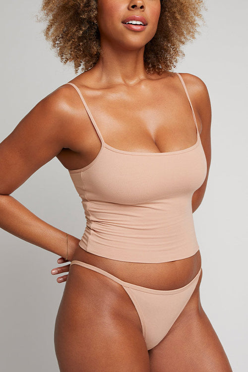 Cloud Cotton String Bikini in Honey (Pack)