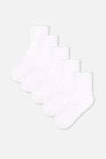 Flutter Sock in White (Pack)