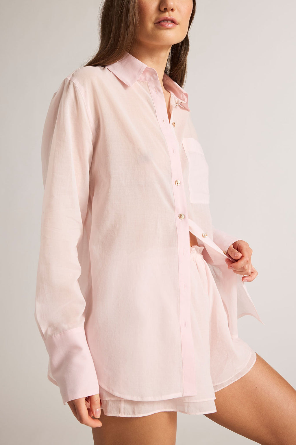 Island Shirt in Shell