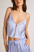Eclipse Washable Silk Button Cami in Muse