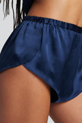 Eclipse Washable Silk Mini Short in Navy