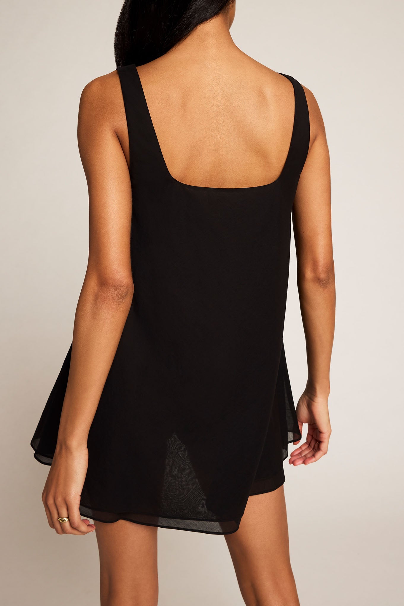 Island Swing Dress in Black