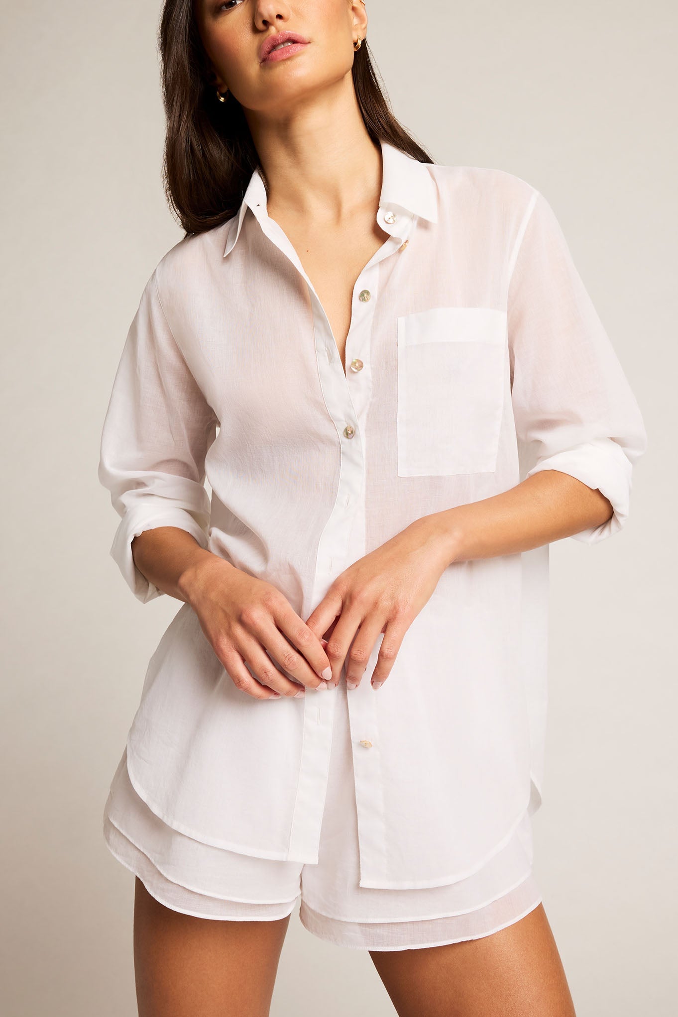 Island Shirt in White